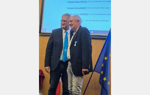 REGIS VIDAL MEDAILLE DE LE JEUNESSE, DES SPORTS ET DE L'ENGAGEMENT ASSOCIATIF